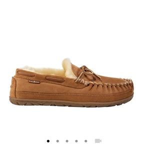 Mens LL Bean slipper in color brown brand new